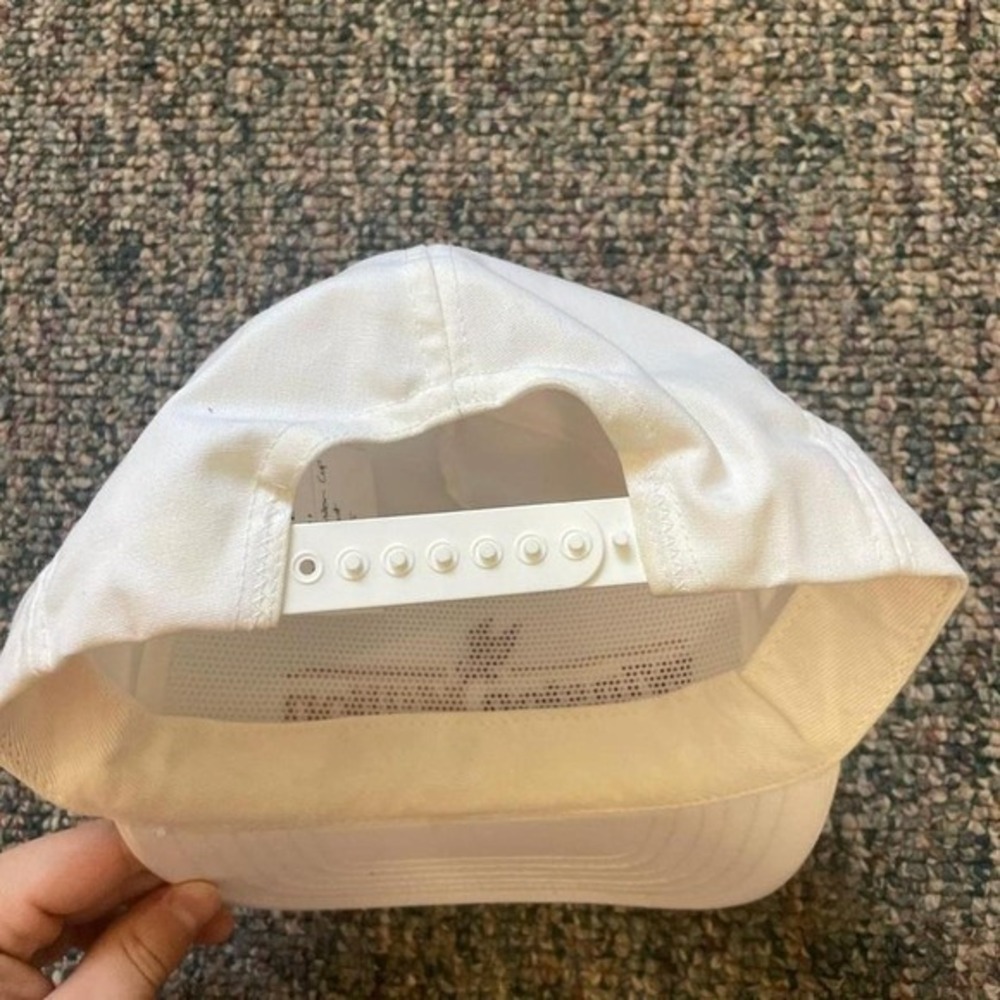 Vintage‎ 80s Winston Million NASCAR Snapback Hat White Made in USA Racing Cap - Picture 4 of 5